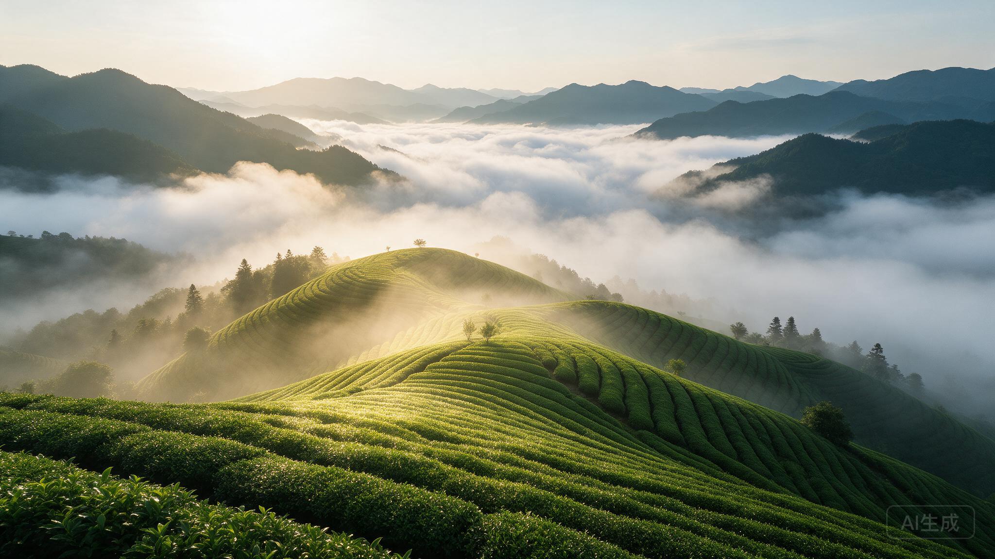 小布香高山云雾茶园(示意图)
